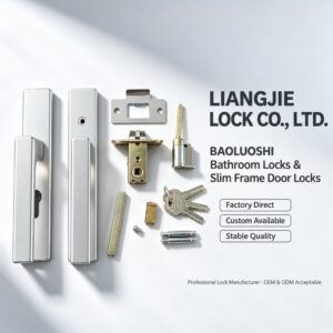 Wide-stock, heavy-duty mortise lock Bathroom Door Wide-Profile Lock
